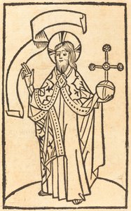 Antes de Cristo nos Salvatore de German 15th Century