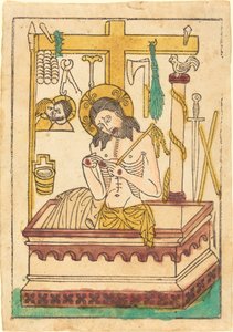 Cristo como o Homem de Dores de German 15th Century