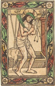 Cristo como o Homem de Dores de German 15th Century