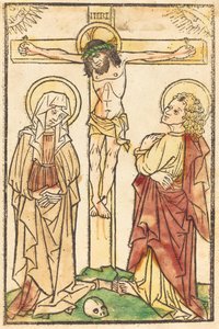 Cristo na Cruz de German 15th Century