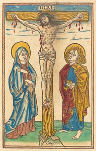 Cristo na Cruz de German 15th Century