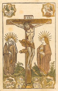 Cristo na Cruz de German 15th Century