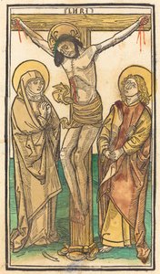 Cristo na Cruz de German 15th Century