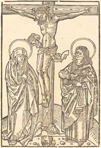 Cristo na Cruz de German 15th Century