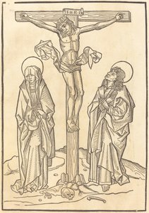 Cristo na Cruz de German 15th Century