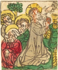 Cristo no Monte das Oliveiras de German 15th Century