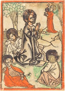 Cristo no Monte das Oliveiras de German 15th Century