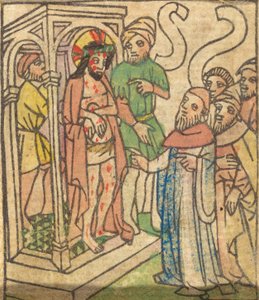 Ecce Homo [verso] de German 15th Century