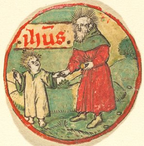José e o Menino Jesus de German 15th Century