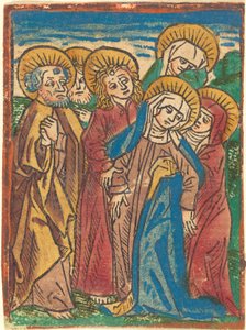 Madonna superada de German 15th Century