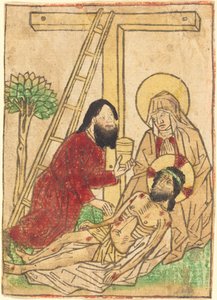 Pietà com São João de German 15th Century