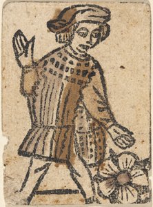 Cartão de jogo de German 15th Century
