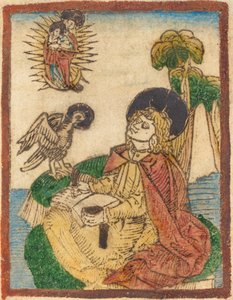 São João na Ilha de Patmos de German 15th Century