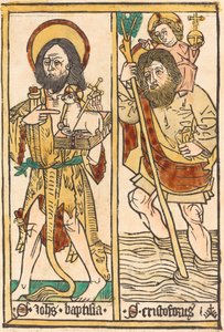São João Batista e São Cristóvão de German 15th Century