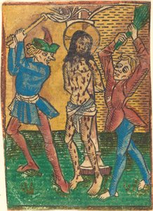 Flagelação de Cristo de German 15th Century
