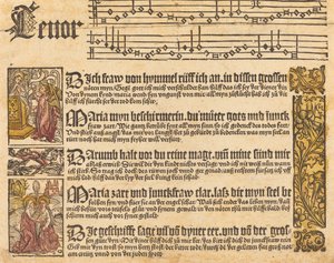 Canção à Virgem de German 15th Century