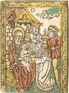A adoração dos magos de German 15th Century