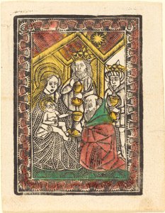 A adoração dos magos de German 15th Century