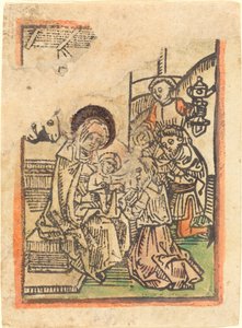 A adoração dos magos de German 15th Century