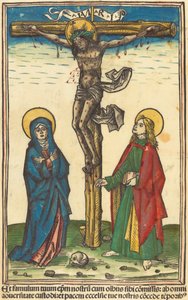 A Crucificação de German 15th Century