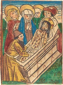 O sepultamento de German 15th Century