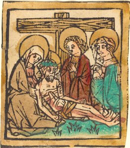 A Lamentação de German 15th Century