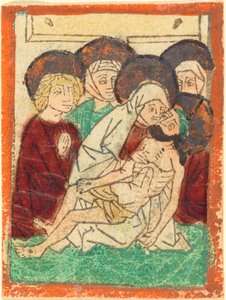 A Lamentação de German 15th Century