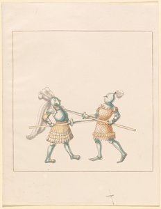 Freydal, O Livro das Justas e Torneio do Imperador Maximiliano I: Combates a Pé (Jousts) (Volume III): Placa 148