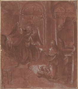A Anunciação de German 16th Century