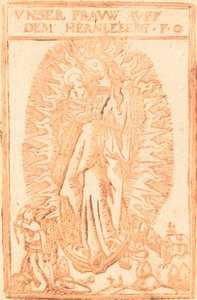 Madona do Hernleberg de German 17th Century