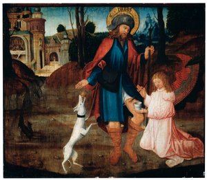 A cura de Saint Roch, final do século XV de German Master