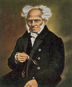 Arthur Schopenhauer, filósofo alemão (fotografia colorida)
