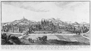 Aachen (gravura) de German School
