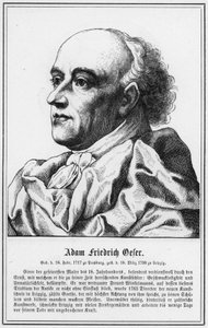 Adam Friedrich Oeser (gravura) de German School