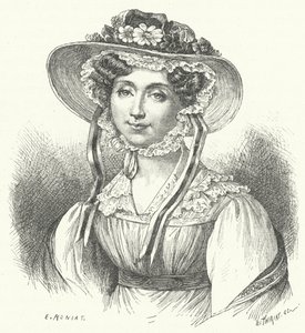 Adeaide, Princesa de Orleans (gravura) de German School