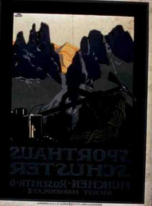 Anúncio para "Sporthaus Schuster", Munique (cor litho) de German School