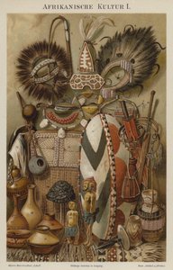 Artefatos culturais africanos de German School
