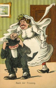 Após o casamento (cor litho) de German School