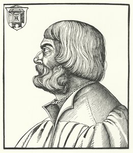 Albrecht Durer, pintor e gravador alemão (gravura) de German School