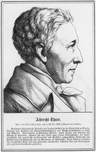 Albrecht Thaer (gravura) de German School