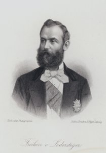 Alois Ledersteger, escritor austríaco (gravura) de German School