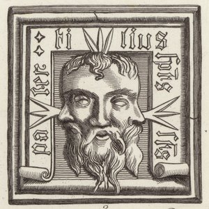 Amuleto. Ilustração para Bilder-Atlas (gravura) de German School