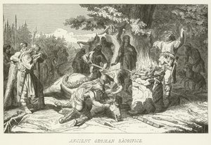 Sacrifício alemão antigo de German School