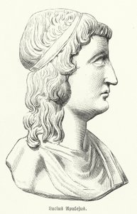 Apuleius, escritor romano, filósofo e retórico (litógrafo) de German School