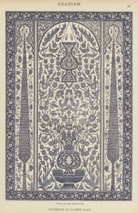 Árabe, Wainscot em Argila Glazed (cor litho) de German School