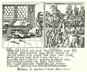 Assassinato de Albrecht von Wallenstein de German School
