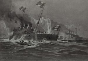 Ataque da marinha austro-húngara em dois destoyers italianos de torpedeiros de German School