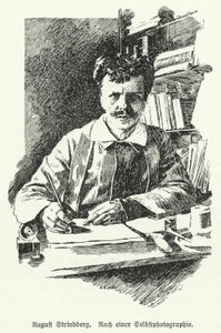 August Strindberg, dramaturgo sueco, romancista, poeta e artista de German School