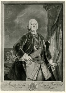 Augusto III (1696-1763) Rei da Polónia (fototipo) de German School