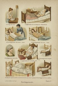 Ligaduras, envoltórios e compressas (cor litho) de German School